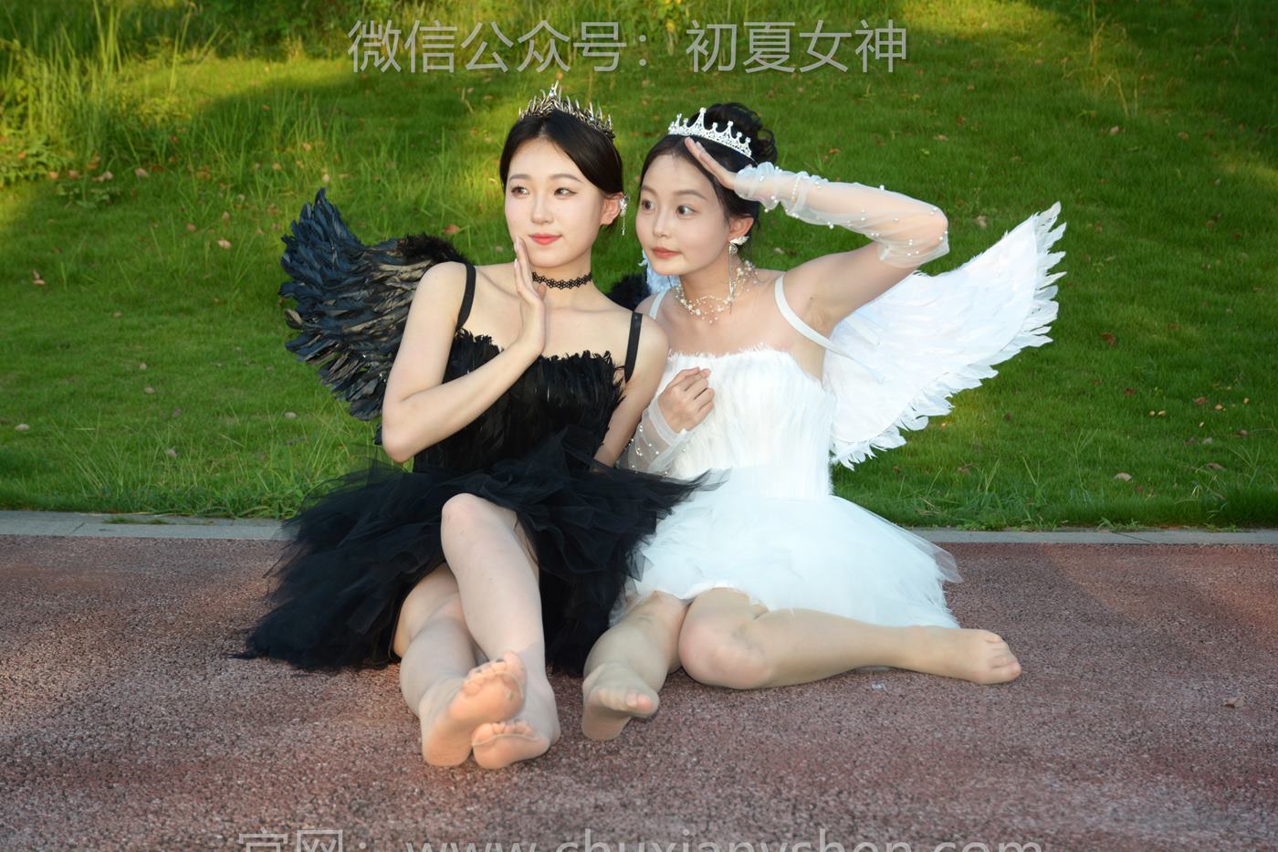 图片[114]-初夏女神 NO.222 双双、环环 黑白天使[140P] – 速更版-美库