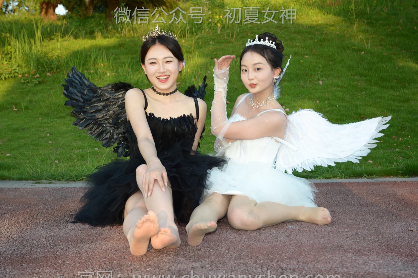 图片[115]-初夏女神 NO.222 双双、环环 黑白天使[140P] – 速更版-美库