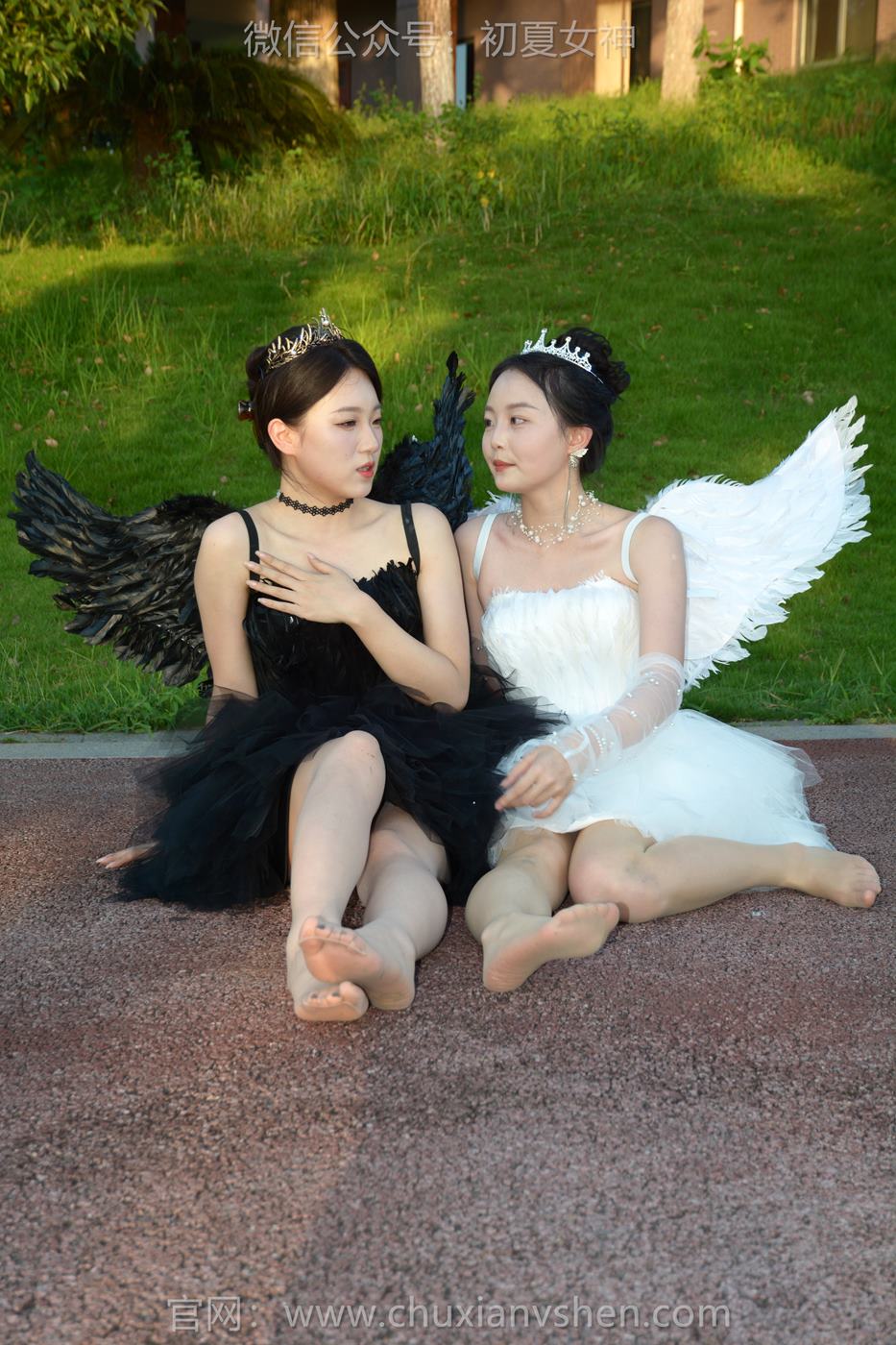 图片[122]-初夏女神 NO.222 双双、环环 黑白天使[140P] – 速更版-美库