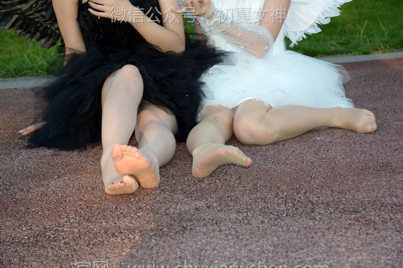 图片[123]-初夏女神 NO.222 双双、环环 黑白天使[140P] – 速更版-美库