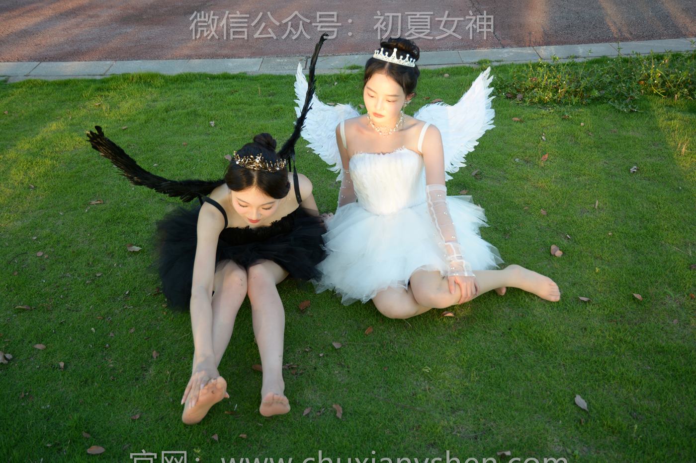 图片[133]-初夏女神 NO.222 双双、环环 黑白天使[140P] – 速更版-美库