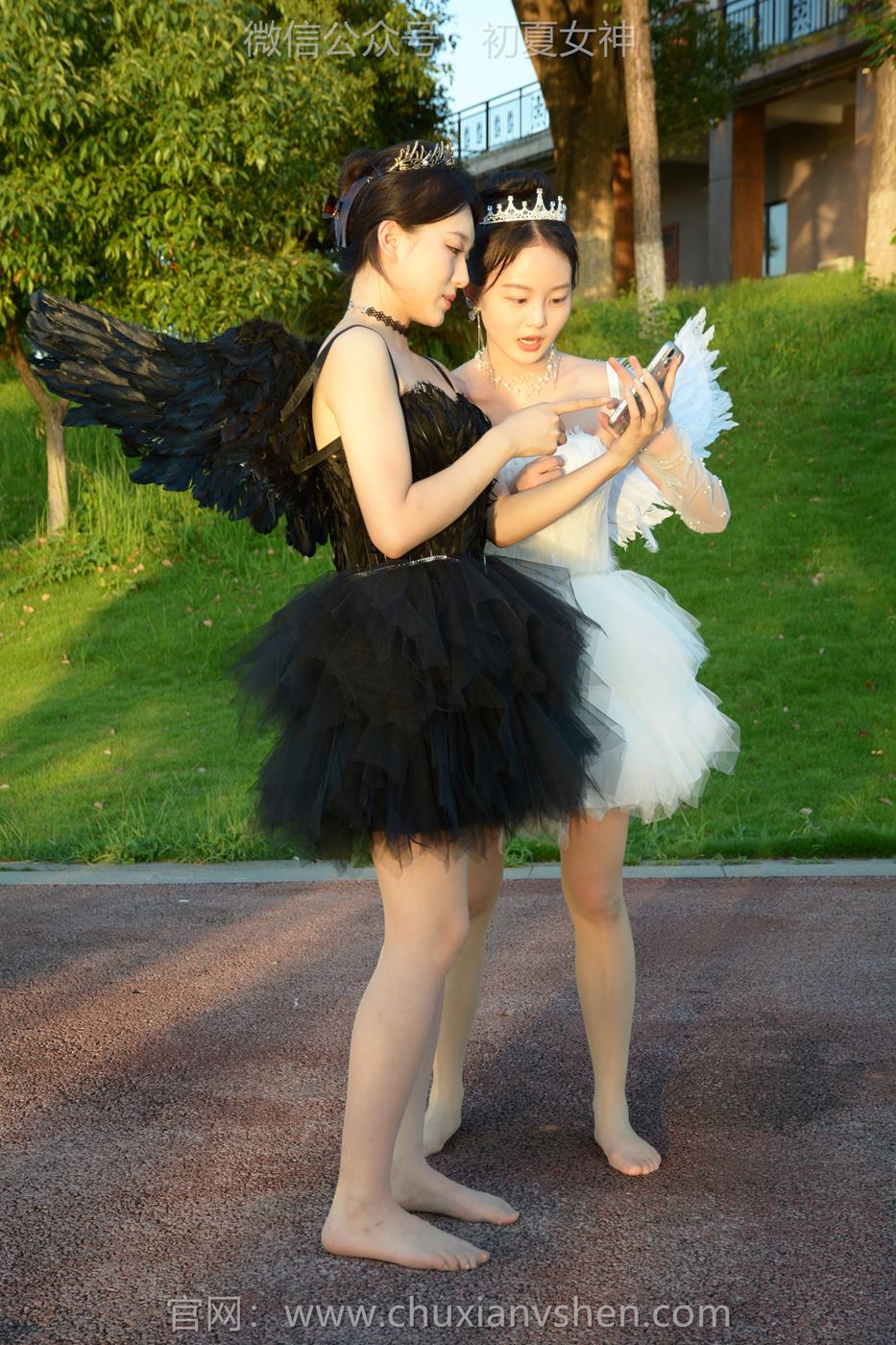 图片[134]-初夏女神 NO.222 双双、环环 黑白天使[140P] – 速更版-美库