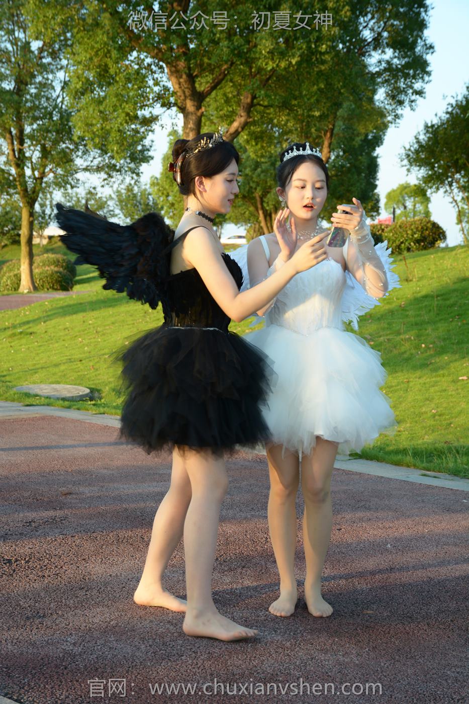 图片[137]-初夏女神 NO.222 双双、环环 黑白天使[140P] – 速更版-美库