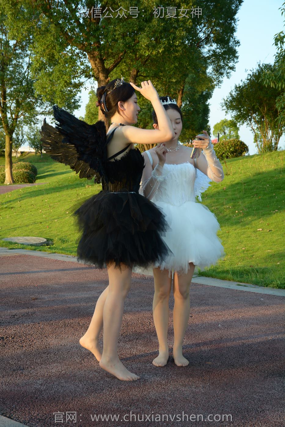 图片[138]-初夏女神 NO.222 双双、环环 黑白天使[140P] – 速更版-美库