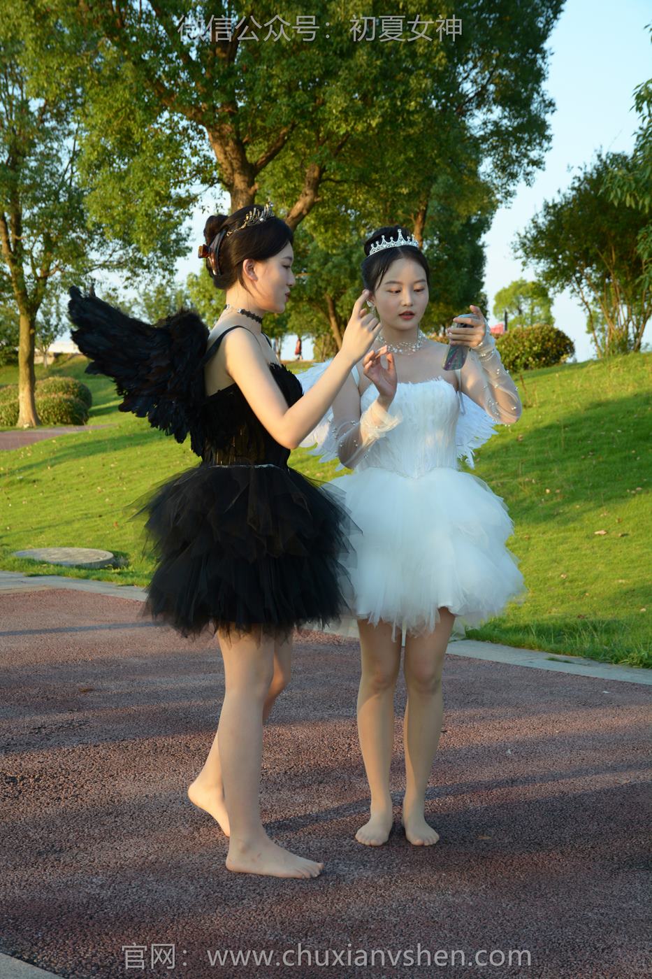 图片[139]-初夏女神 NO.222 双双、环环 黑白天使[140P] – 速更版-美库