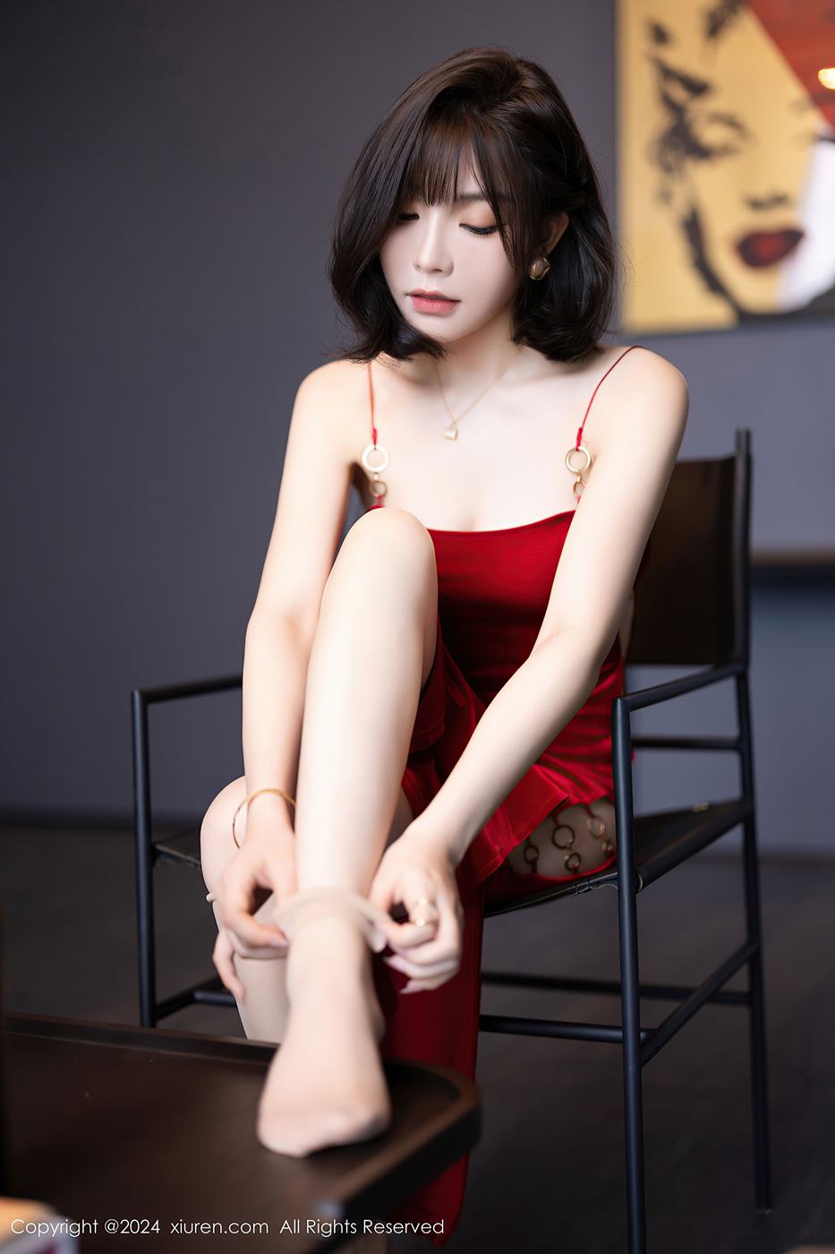 图片[58]-[Xiuren秀人网]2024.09.29 NO.9229 徐莉芝Booty 红色礼服 [62+1P] – 速更版-美库