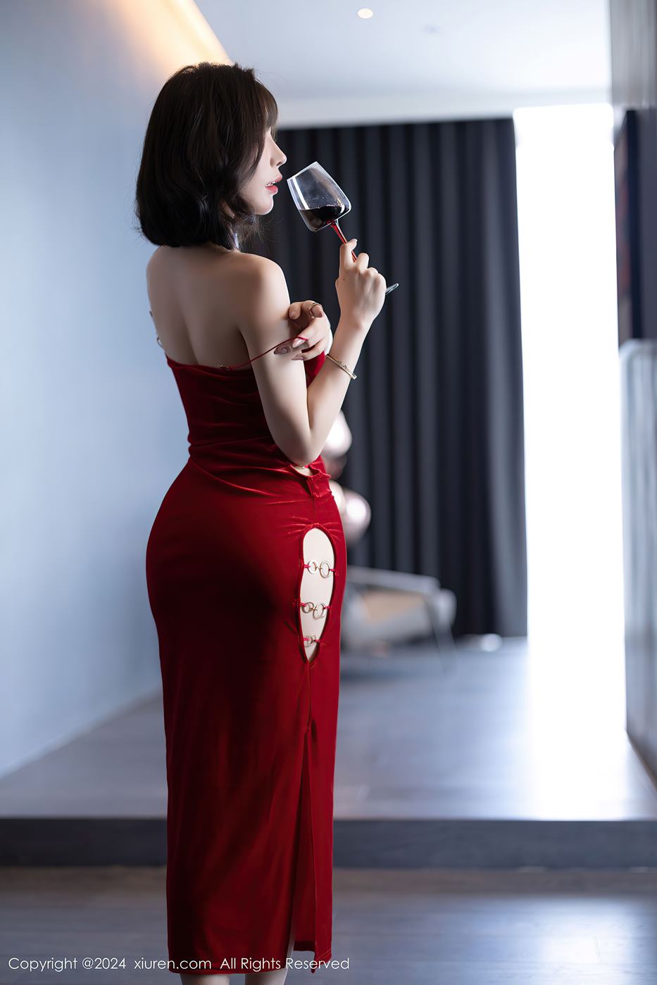 图片[64]-[Xiuren秀人网]2024.09.29 NO.9229 徐莉芝Booty 红色礼服 [62+1P] – 速更版-美库