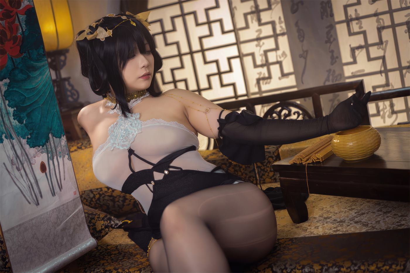 图片[18]-珟_珏Dita  – 碧蓝航线 镇海旗袍[51P] – 速更版-美库