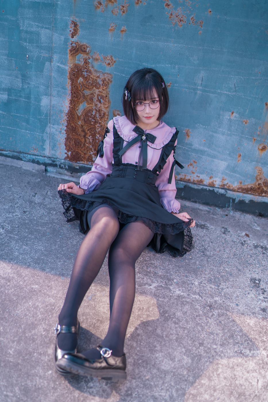 图片[17]-lunananya – 黑丝地雷妹[26P] – 速更版-美库