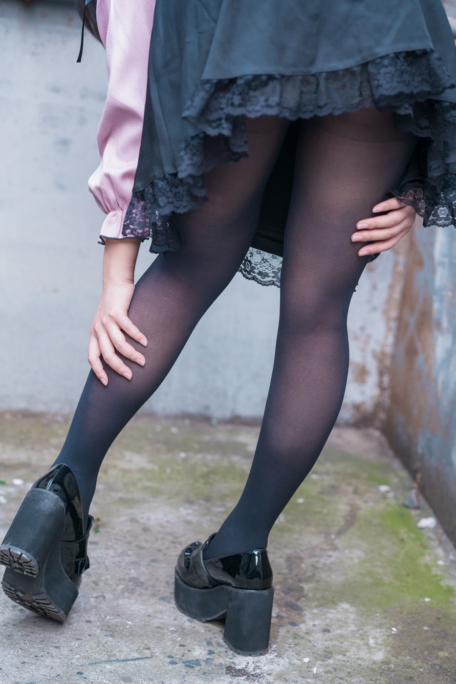 图片[23]-lunananya – 黑丝地雷妹[26P] – 速更版-美库