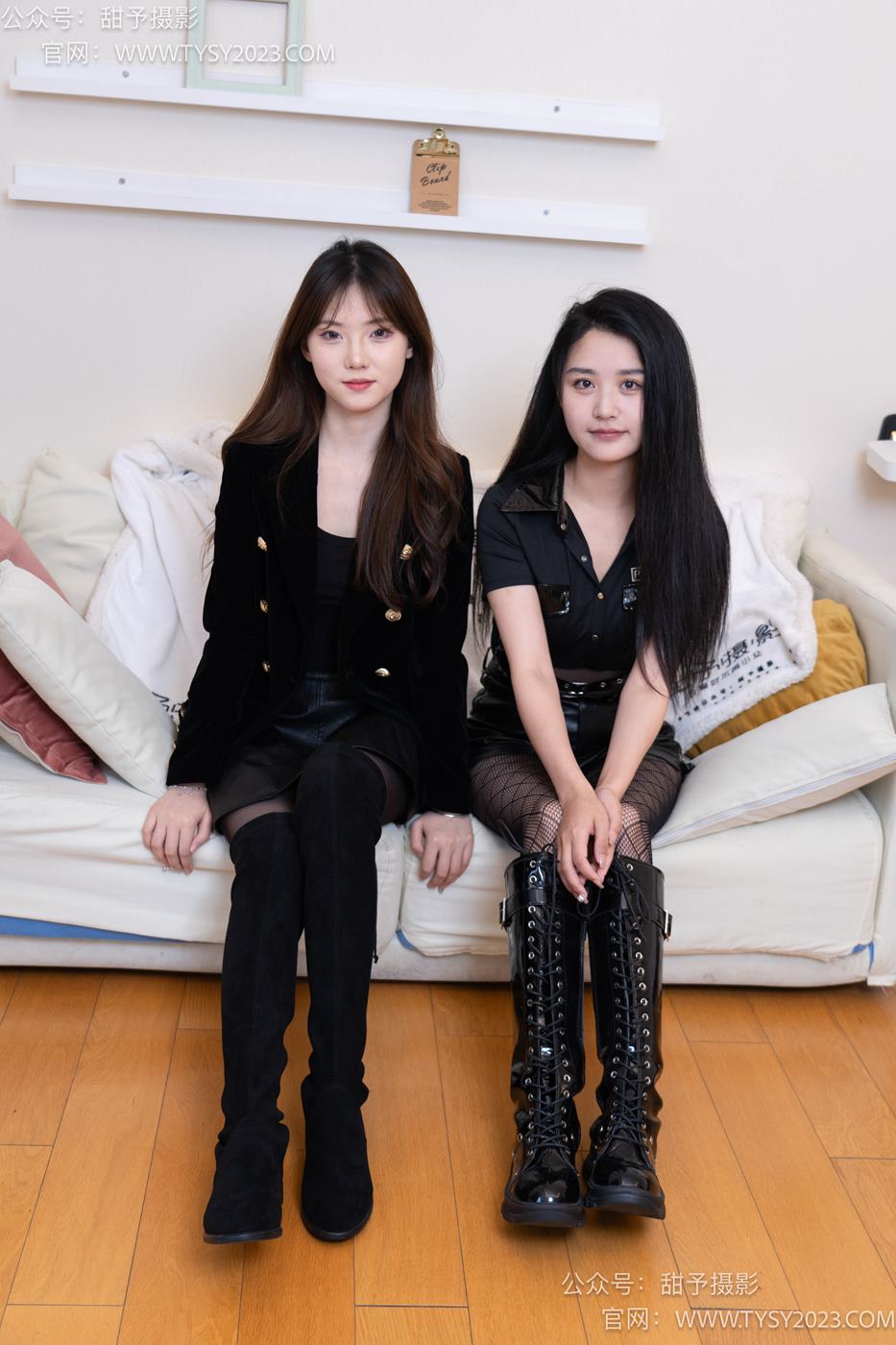 图片[164]-甜予摄影 NO.071 璇璇澜澜-长靴、黑丝、渔网袜、裸足、互相撕破丝袜剧情[172P/2V/11.0GB] – 速更版-美库