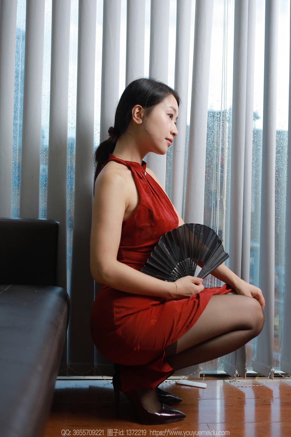 图片[70]-[IESS异思趣向] 2024.09.01 丝享家1834：小婕《红黑》[90P] – 速更版-美库