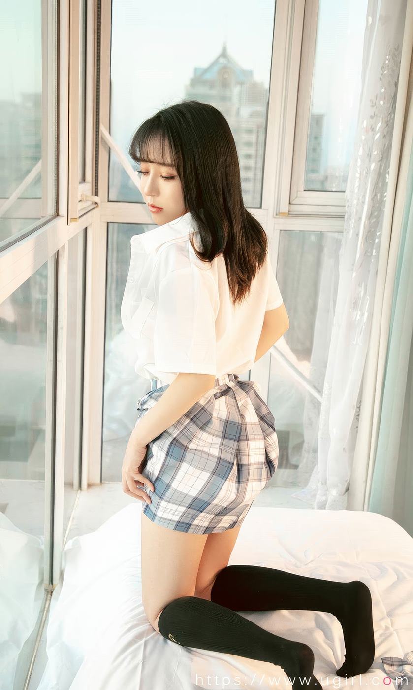 图片[22]-[爱尤物]2024 NO.2929 白亦ada 香色格子裙[35P] – 速更版-美库