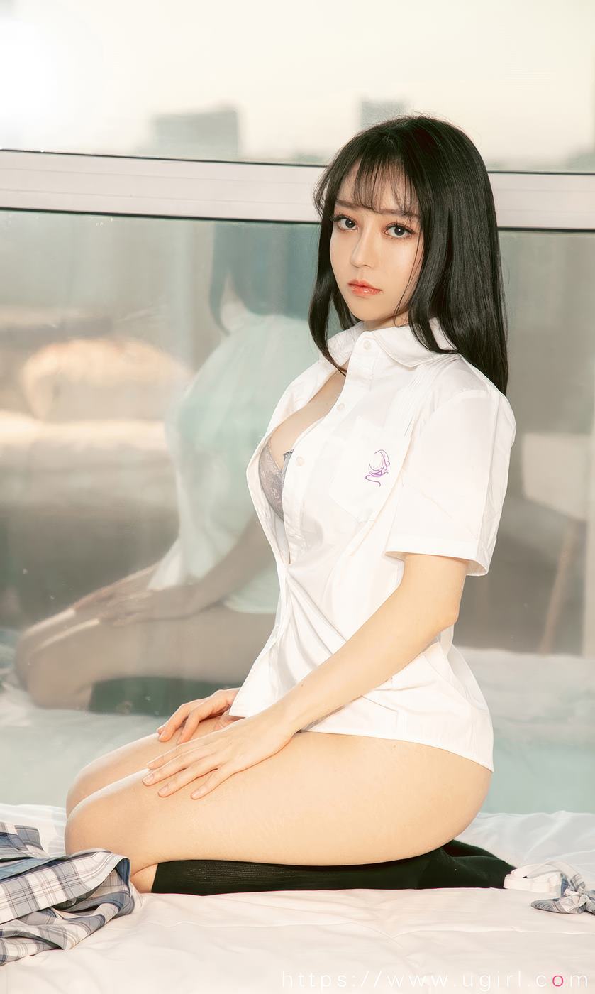 图片[25]-[爱尤物]2024 NO.2929 白亦ada 香色格子裙[35P] – 速更版-美库