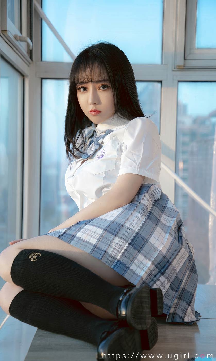 图片[28]-[爱尤物]2024 NO.2929 白亦ada 香色格子裙[35P] – 速更版-美库