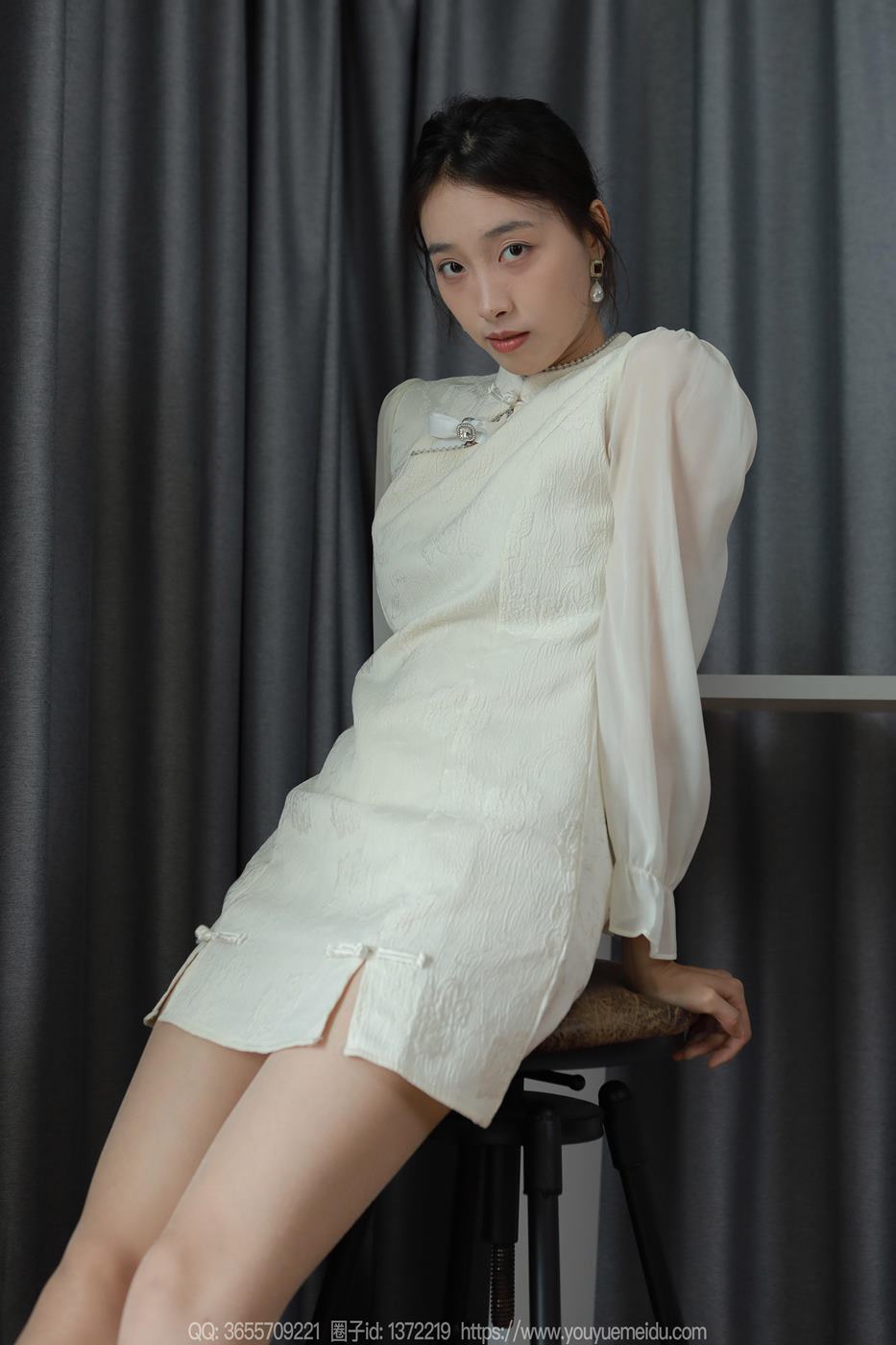 图片[58]-[IESS异思趣向] 2024.09.02 丝享家1835：小九《素白酥玉》[74P] – 速更版-美库