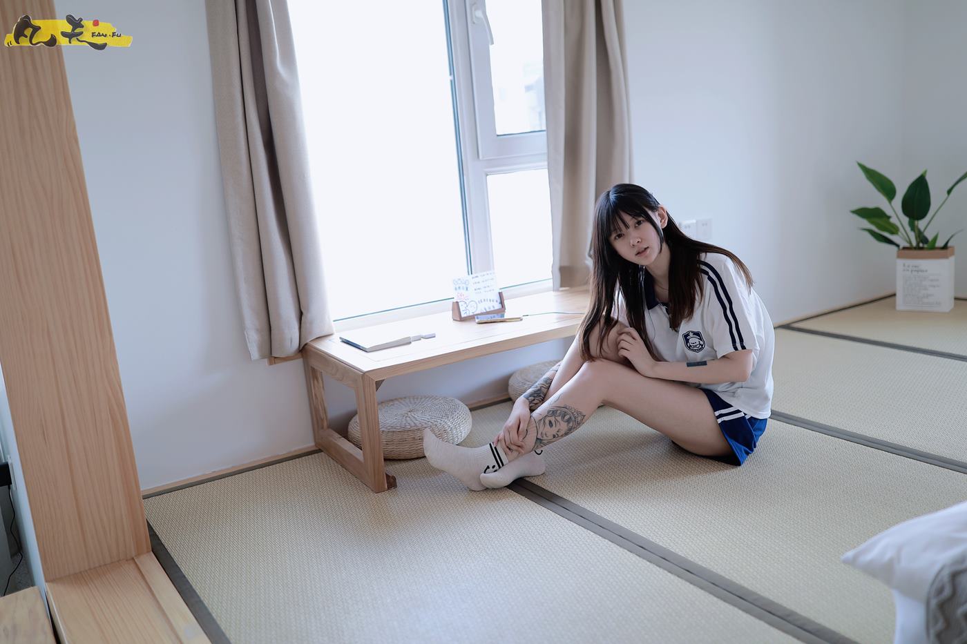 图片[24]-凡夫摄影 NO.0003 – 纹身美少女小恩原味棉袜裸足[208P] – 速更版-美库