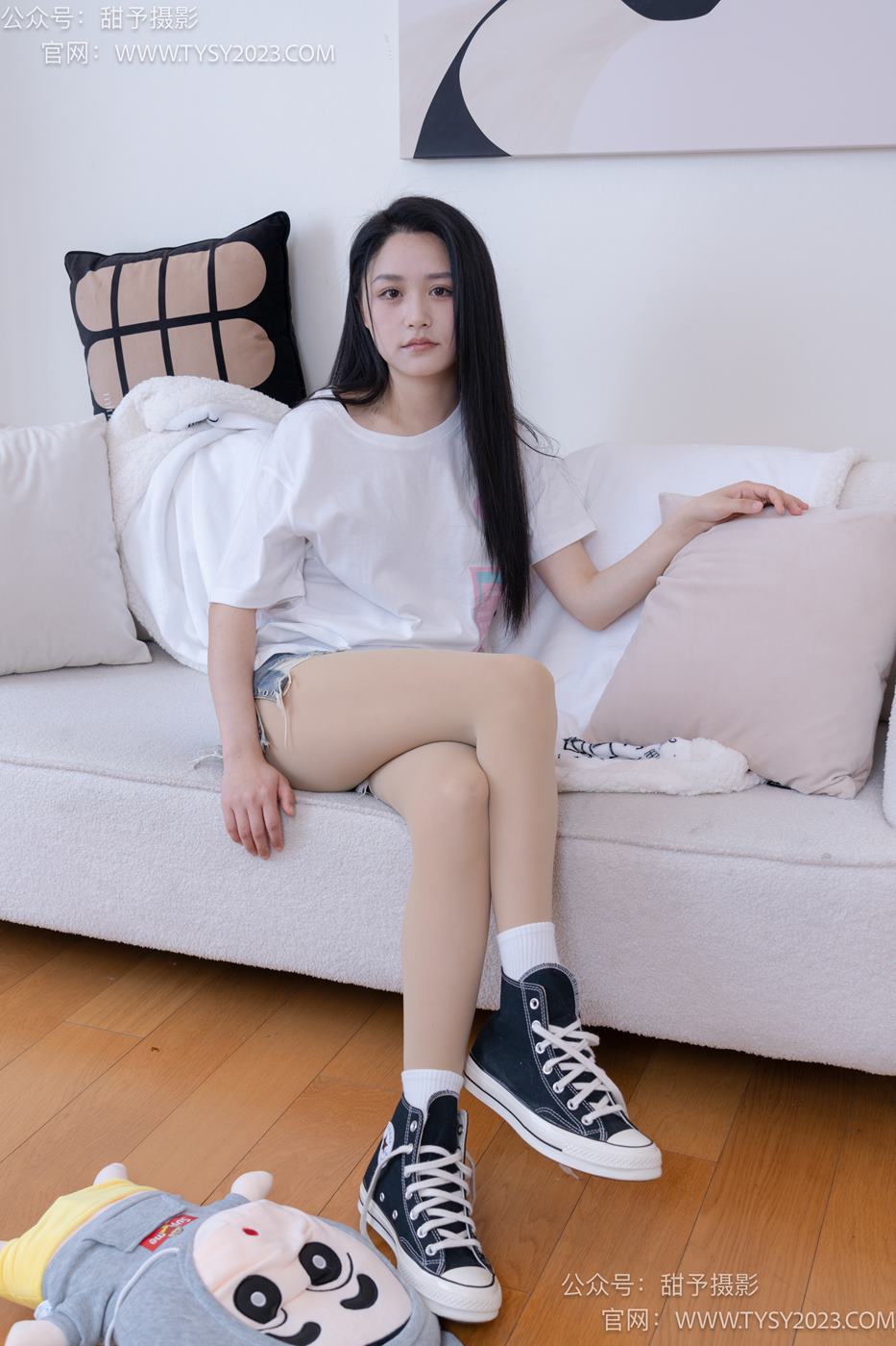 图片[44]-甜予摄影 NO.072 澜澜-帆布鞋、白棉袜、踩蜡笔小新玩偶剧情[125P] – 速更版-美库