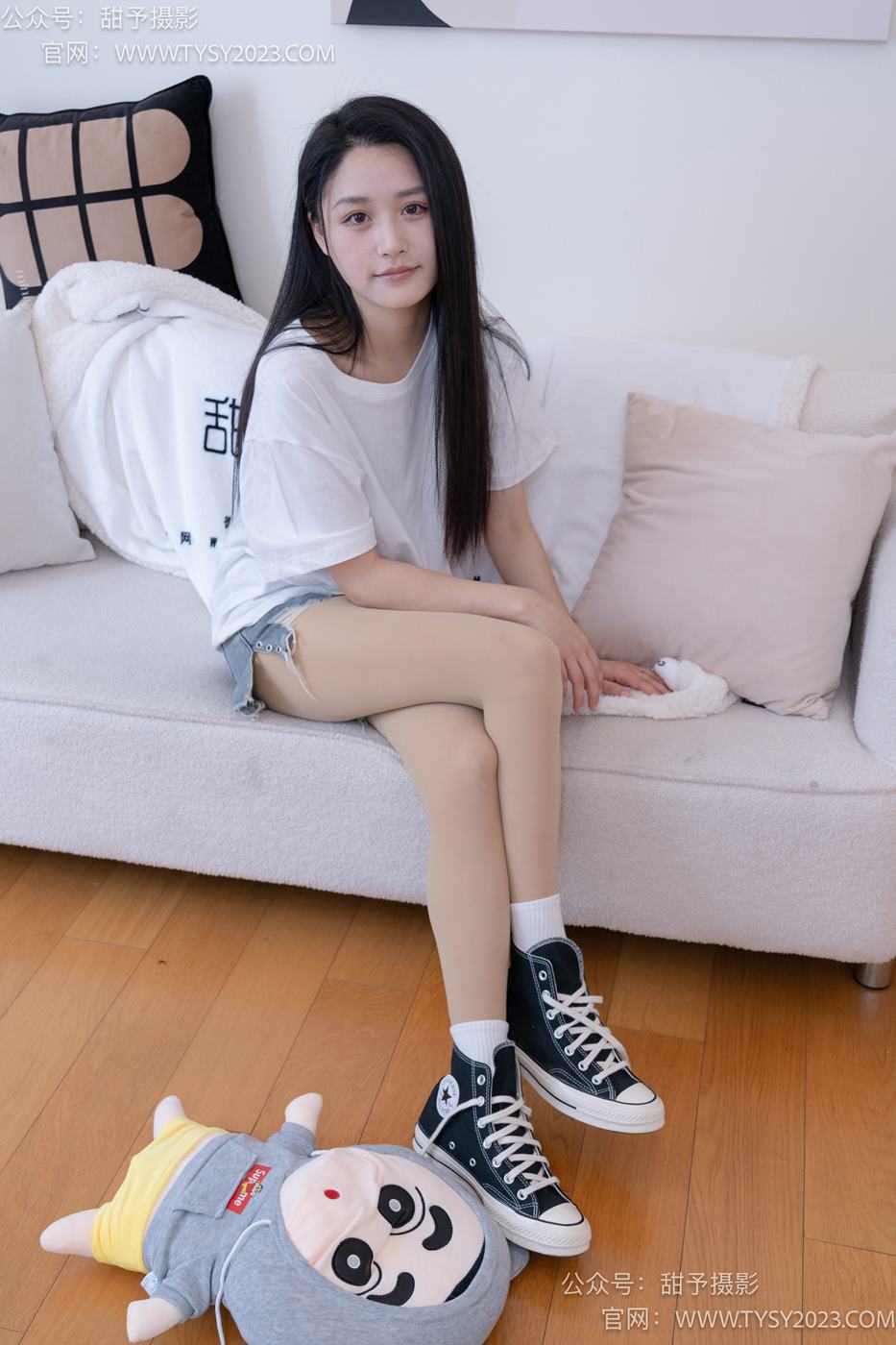 图片[47]-甜予摄影 NO.072 澜澜-帆布鞋、白棉袜、踩蜡笔小新玩偶剧情[125P] – 速更版-美库