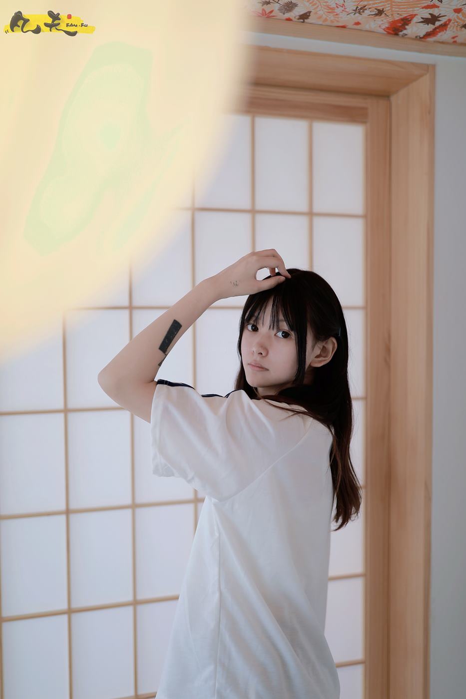 图片[73]-凡夫摄影 NO.0003 – 纹身美少女小恩原味棉袜裸足[208P] – 速更版-美库