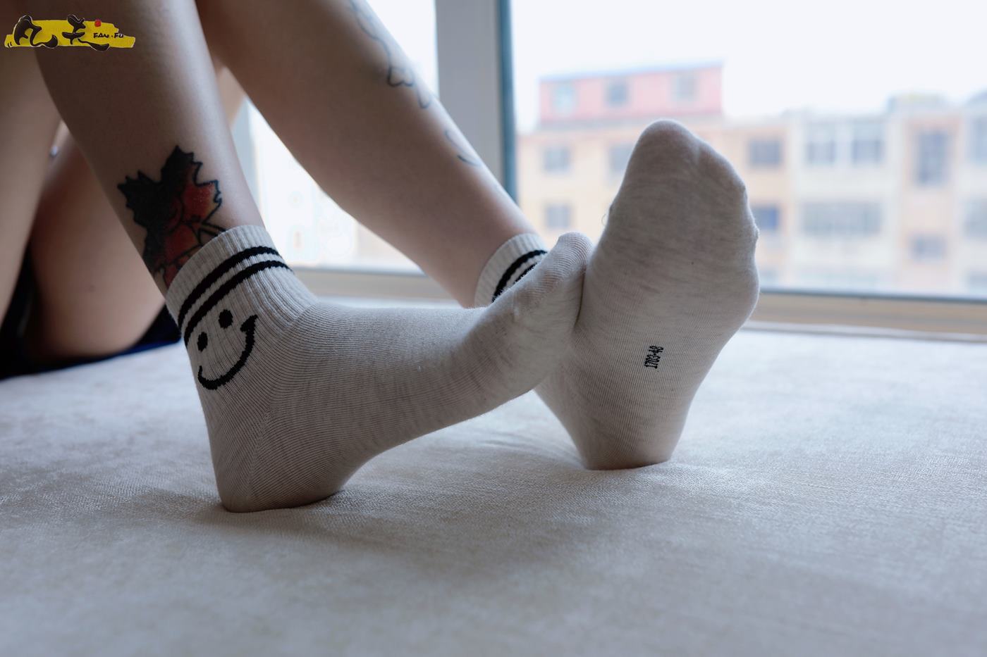 图片[79]-凡夫摄影 NO.0003 – 纹身美少女小恩原味棉袜裸足[208P] – 速更版-美库