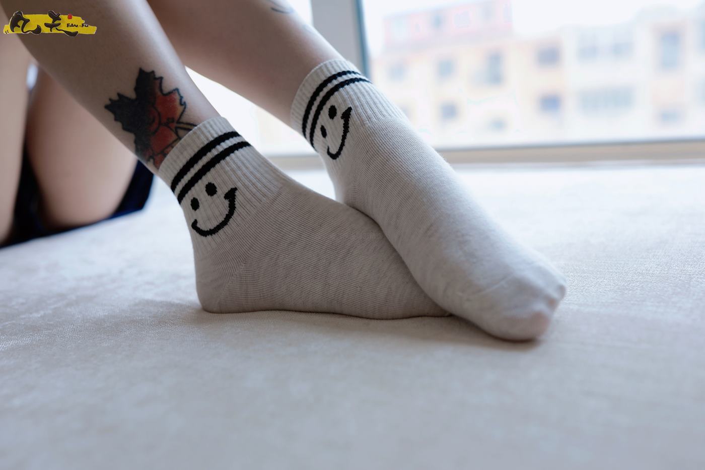 图片[80]-凡夫摄影 NO.0003 – 纹身美少女小恩原味棉袜裸足[208P] – 速更版-美库