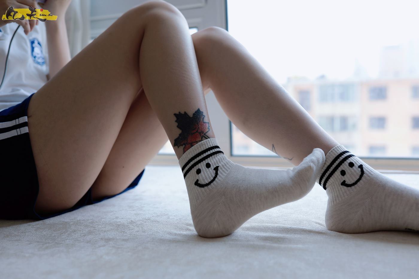 图片[85]-凡夫摄影 NO.0003 – 纹身美少女小恩原味棉袜裸足[208P] – 速更版-美库