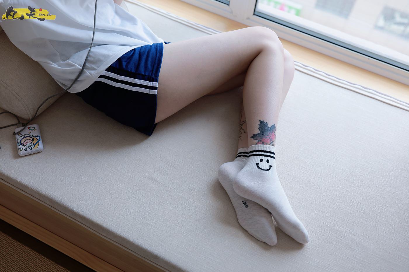 图片[91]-凡夫摄影 NO.0003 – 纹身美少女小恩原味棉袜裸足[208P] – 速更版-美库