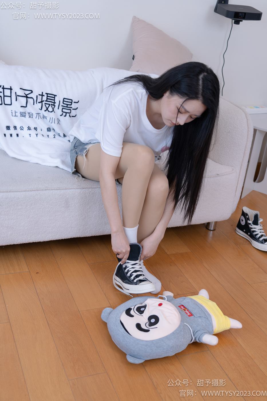 图片[126]-甜予摄影 NO.072 澜澜-帆布鞋、白棉袜、踩蜡笔小新玩偶剧情[125P] – 速更版-美库