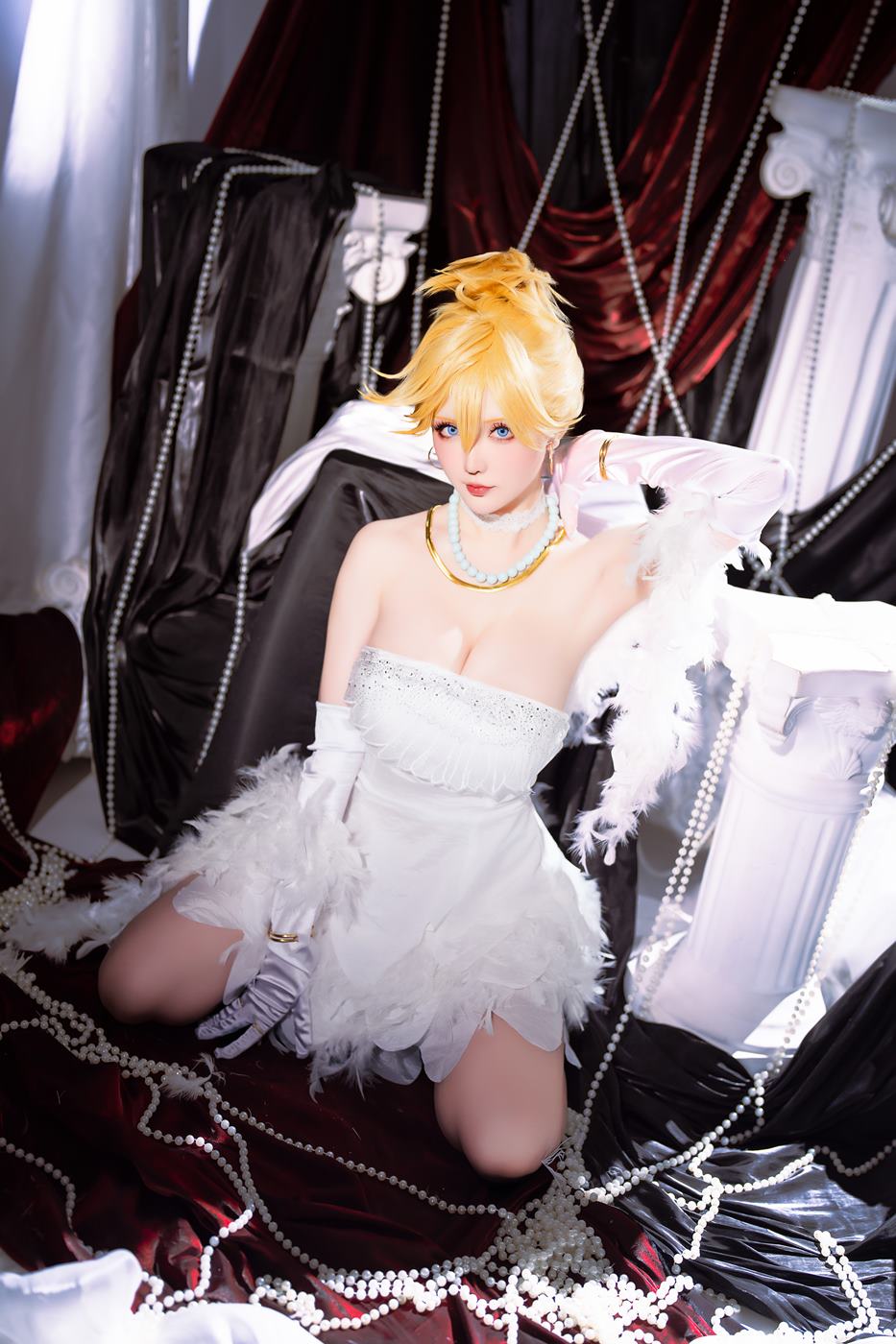 图片[35]-星之迟迟  – 吊带袜天使 潘迪礼服[34P] – 速更版-美库