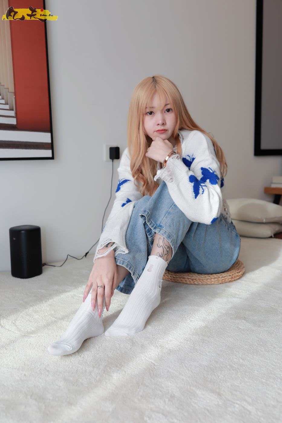 图片[12]-凡夫摄影 NO.0004 – 小恩白棉袜裸足[184P] – 速更版-美库