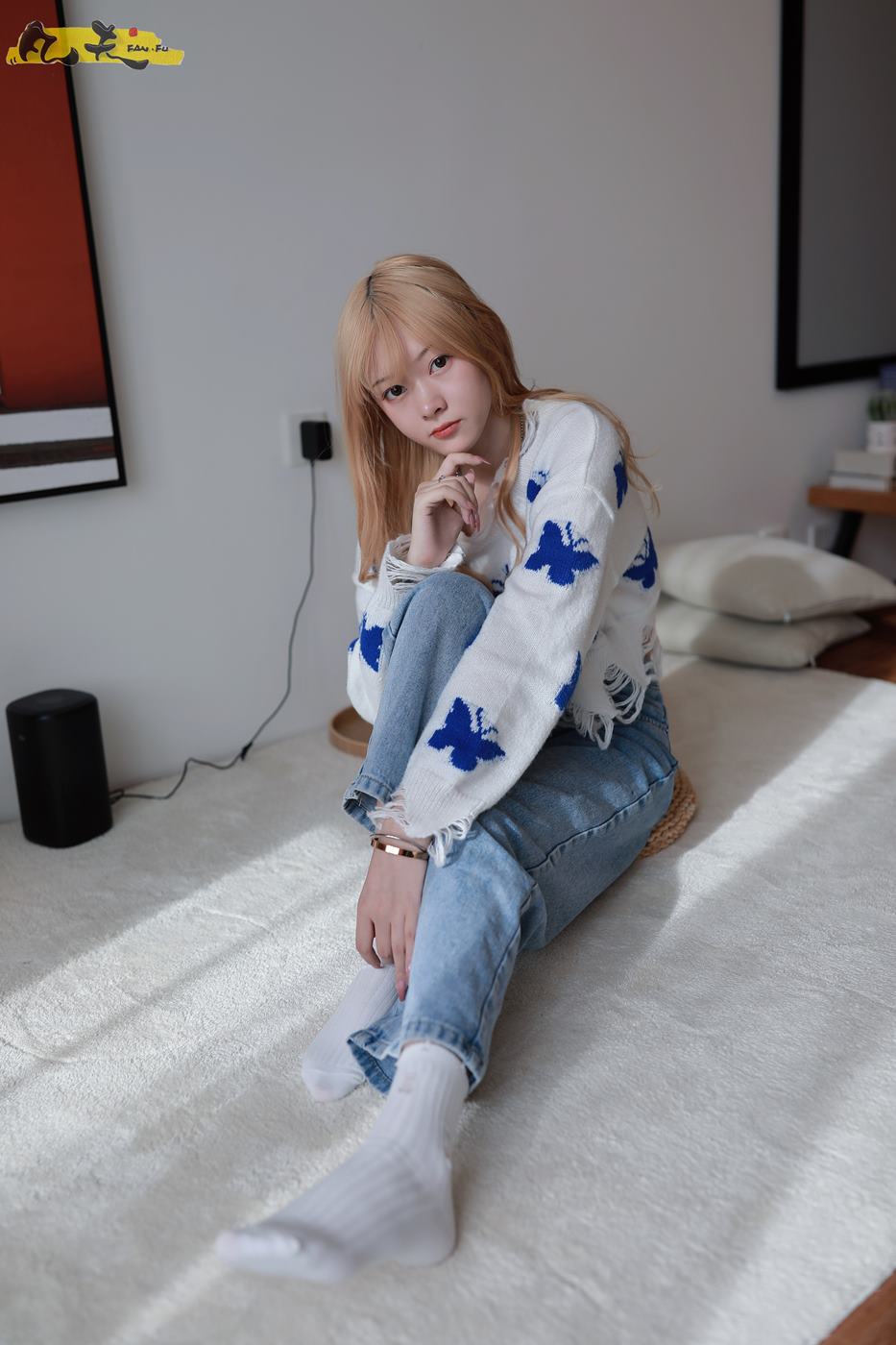 图片[25]-凡夫摄影 NO.0004 – 小恩白棉袜裸足[184P] – 速更版-美库