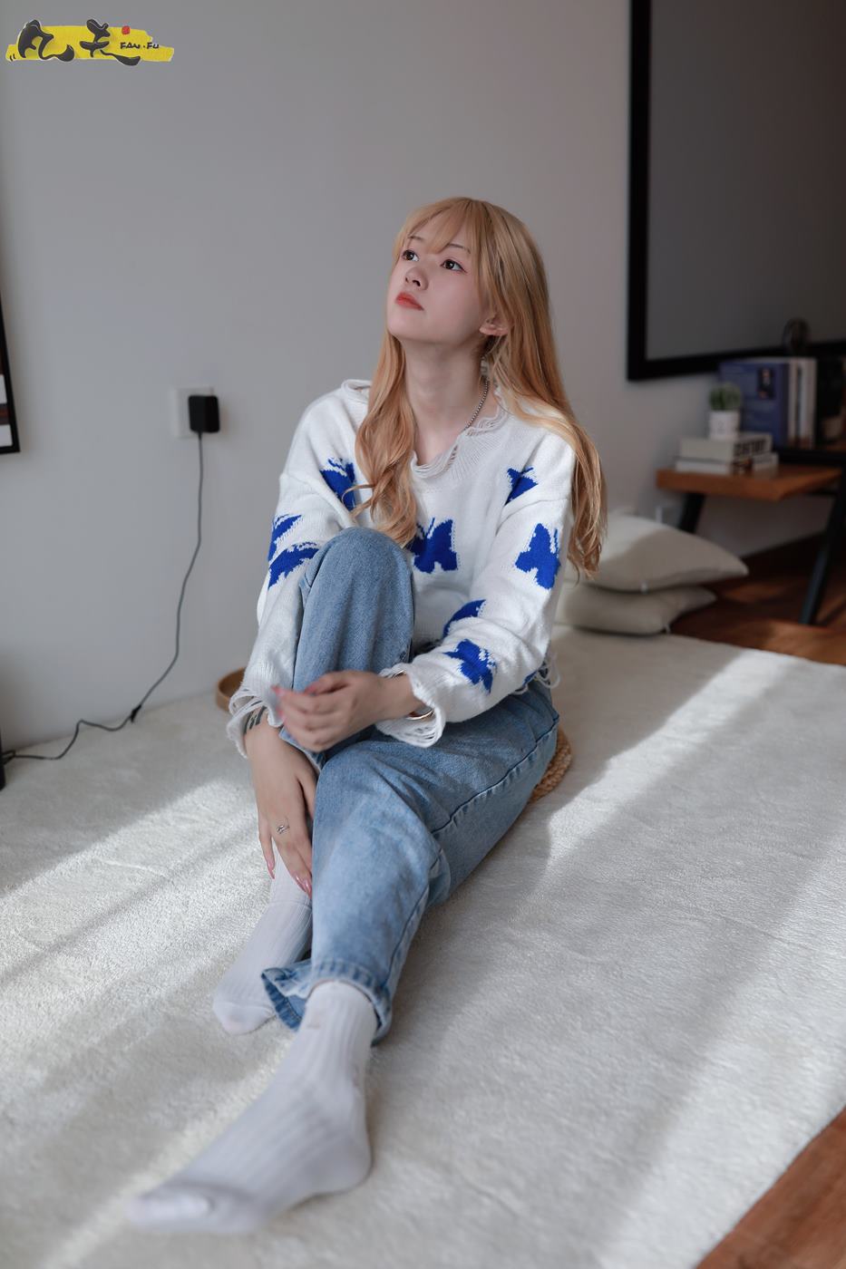 图片[26]-凡夫摄影 NO.0004 – 小恩白棉袜裸足[184P] – 速更版-美库