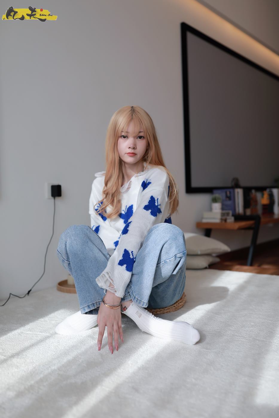 图片[29]-凡夫摄影 NO.0004 – 小恩白棉袜裸足[184P] – 速更版-美库