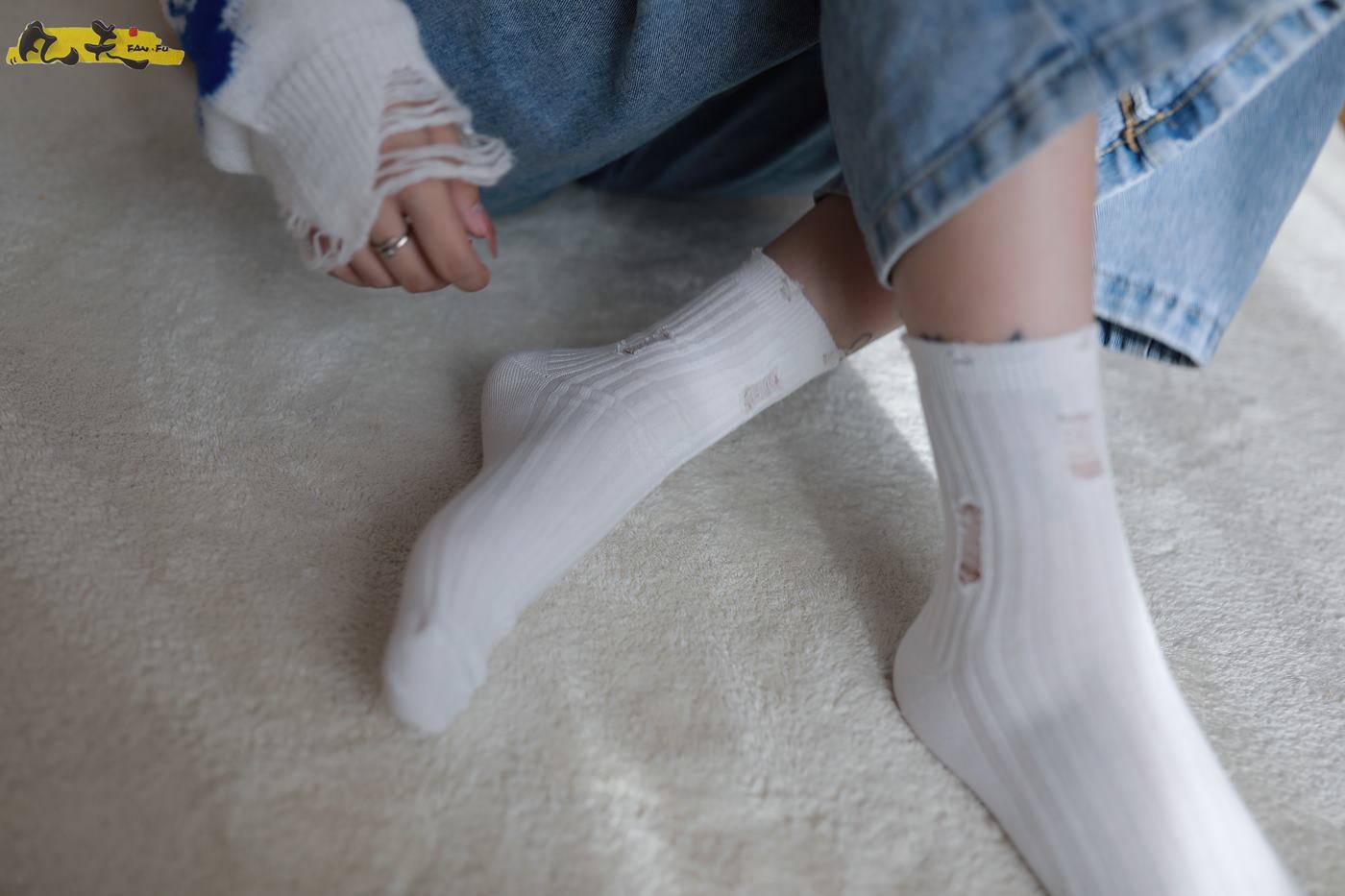 图片[49]-凡夫摄影 NO.0004 – 小恩白棉袜裸足[184P] – 速更版-美库