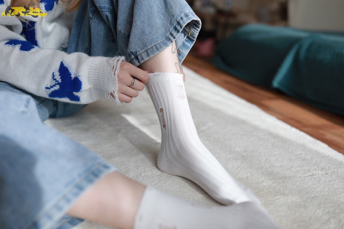 图片[53]-凡夫摄影 NO.0004 – 小恩白棉袜裸足[184P] – 速更版-美库