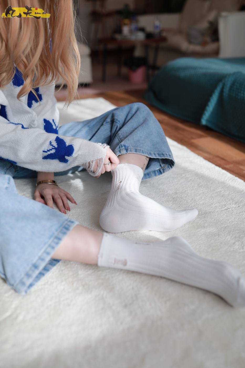 图片[56]-凡夫摄影 NO.0004 – 小恩白棉袜裸足[184P] – 速更版-美库