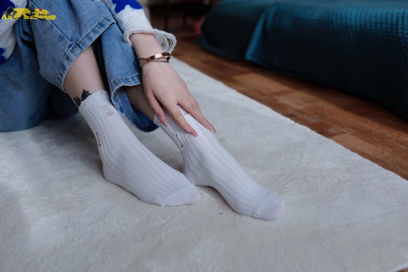 图片[68]-凡夫摄影 NO.0004 – 小恩白棉袜裸足[184P] – 速更版-美库