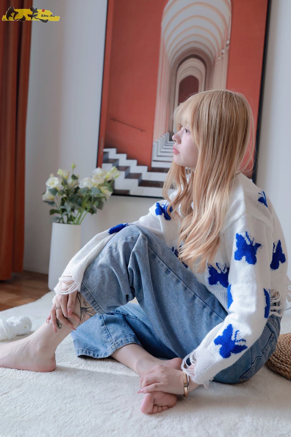 图片[96]-凡夫摄影 NO.0004 – 小恩白棉袜裸足[184P] – 速更版-美库