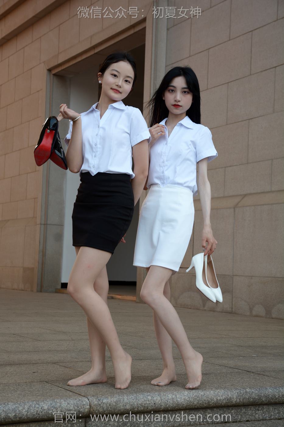 图片[56]-初夏女神 NO.226 柒柒、双双 黑白正装[90P] – 速更版-美库