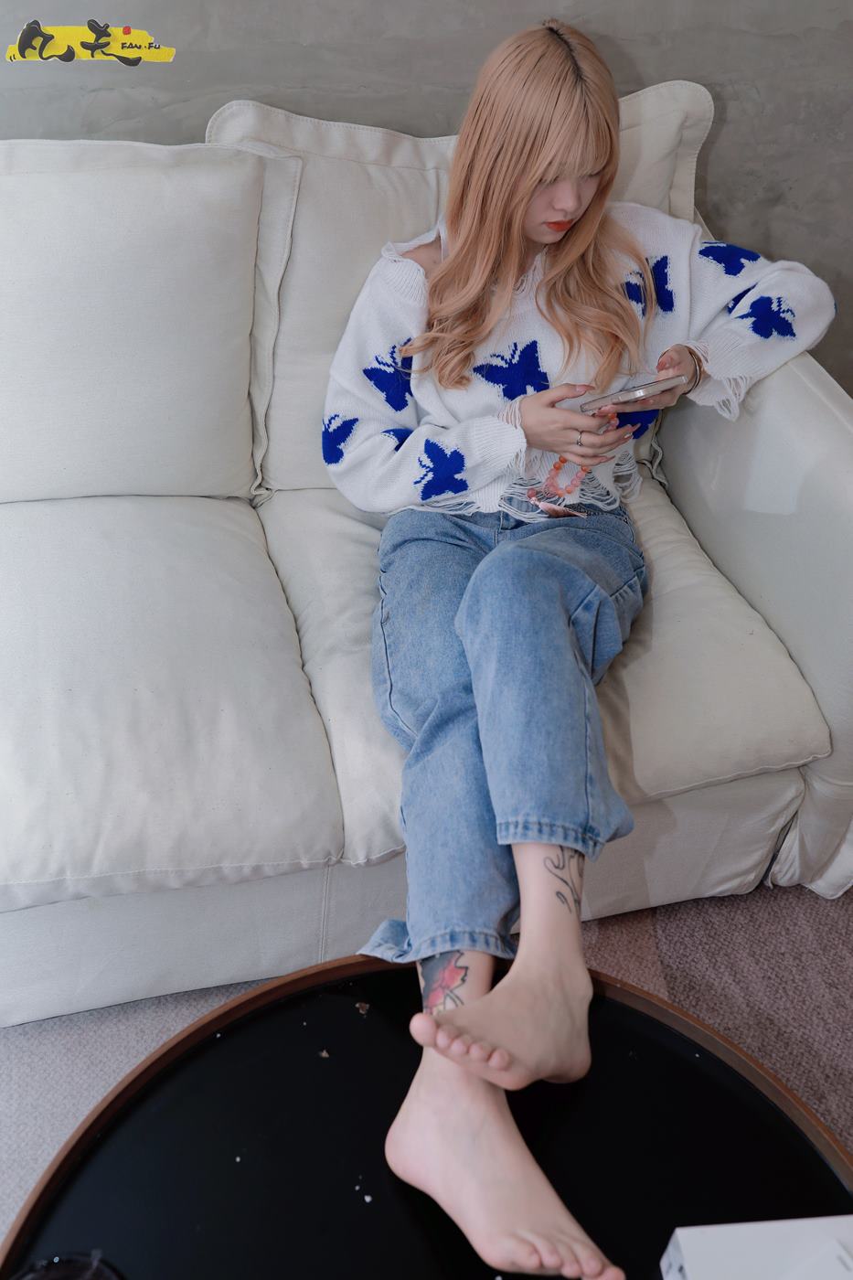 图片[112]-凡夫摄影 NO.0004 – 小恩白棉袜裸足[184P] – 速更版-美库