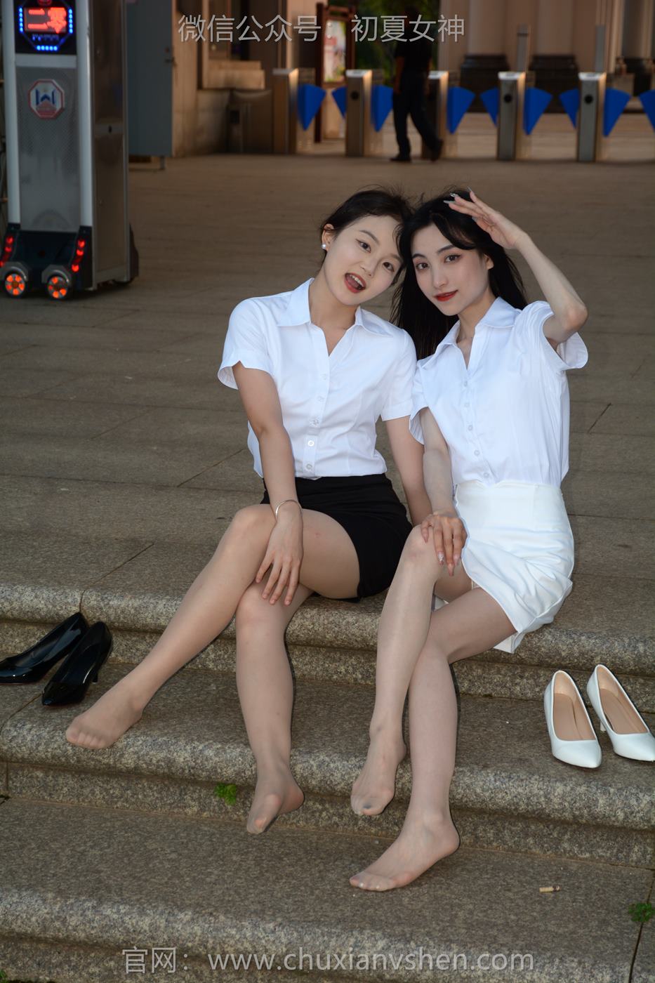 图片[65]-初夏女神 NO.226 柒柒、双双 黑白正装[90P] – 速更版-美库