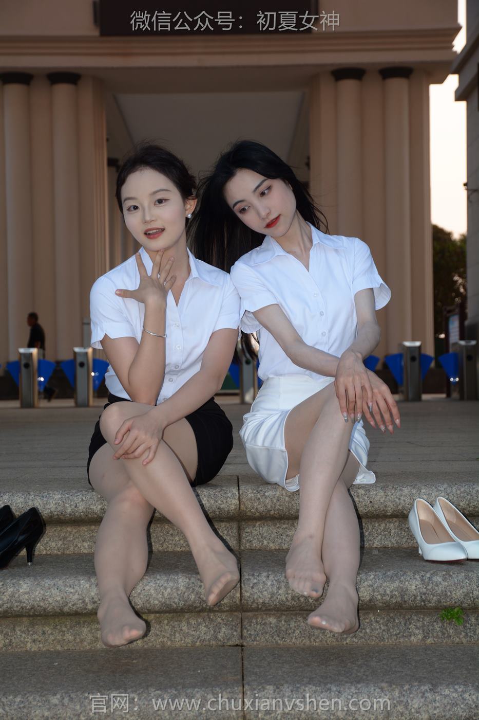 图片[66]-初夏女神 NO.226 柒柒、双双 黑白正装[90P] – 速更版-美库