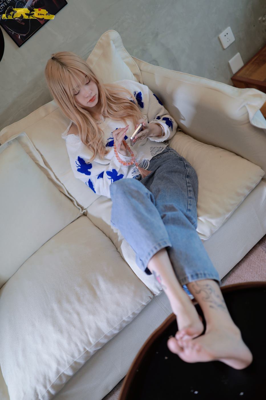 图片[123]-凡夫摄影 NO.0004 – 小恩白棉袜裸足[184P] – 速更版-美库