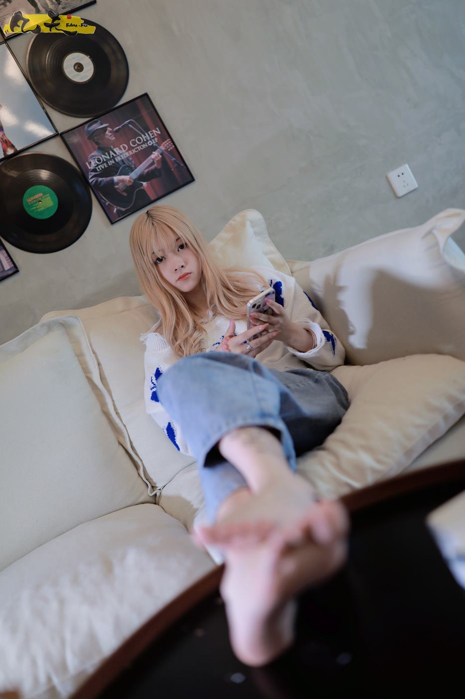 图片[124]-凡夫摄影 NO.0004 – 小恩白棉袜裸足[184P] – 速更版-美库