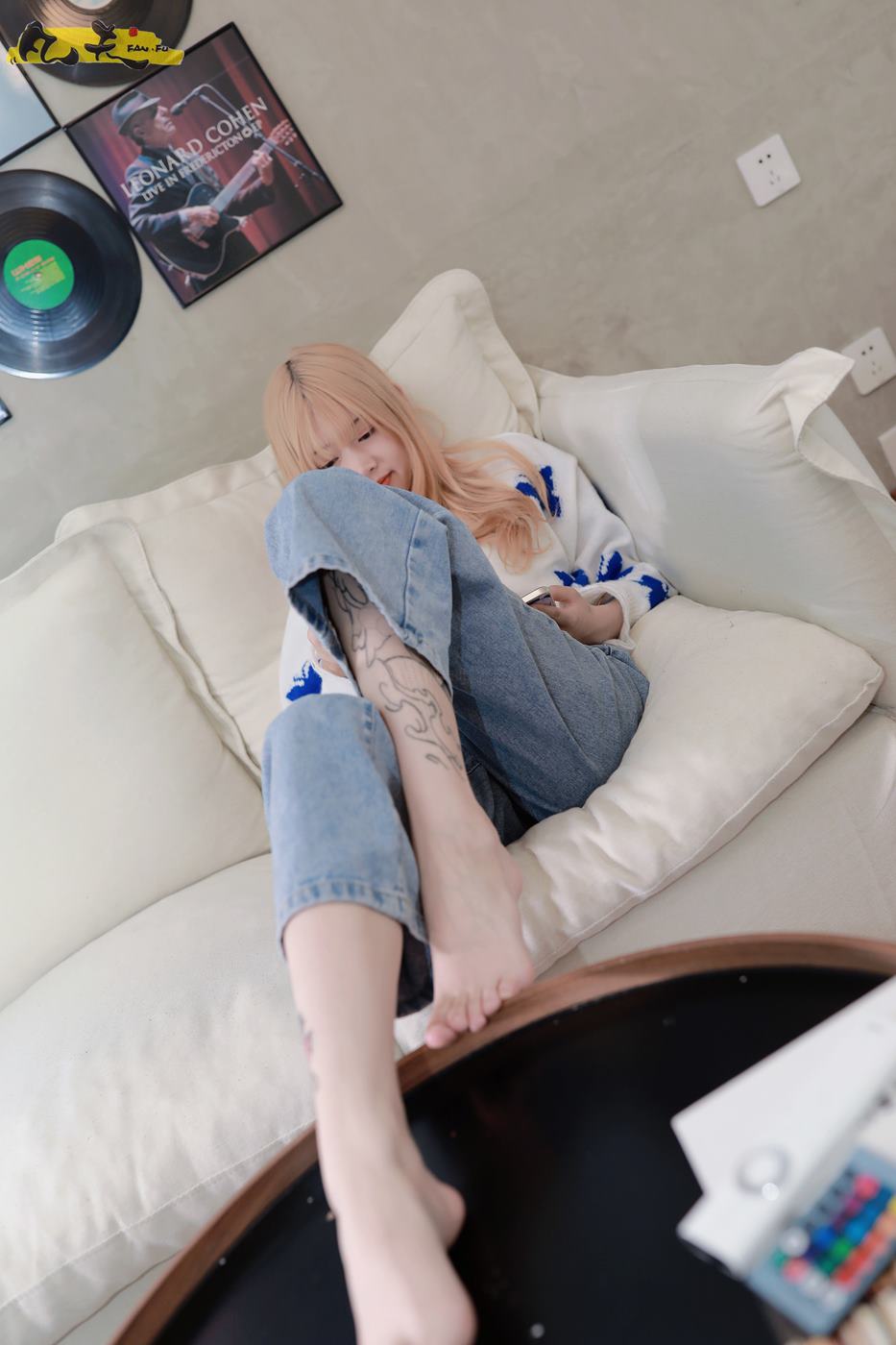 图片[137]-凡夫摄影 NO.0004 – 小恩白棉袜裸足[184P] – 速更版-美库