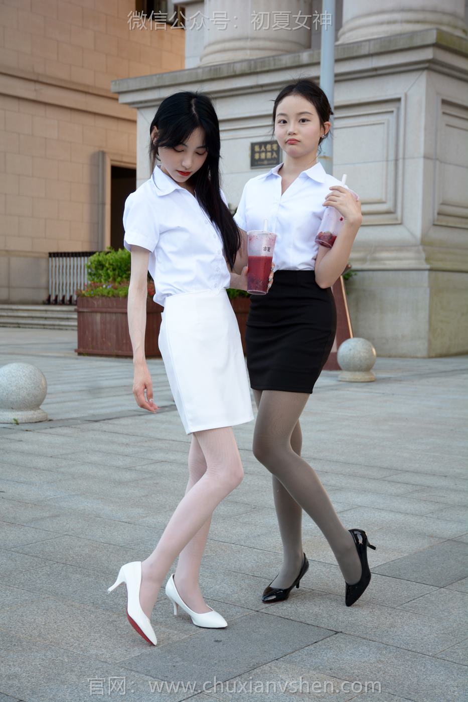 图片[89]-初夏女神 NO.226 柒柒、双双 黑白正装[90P] – 速更版-美库