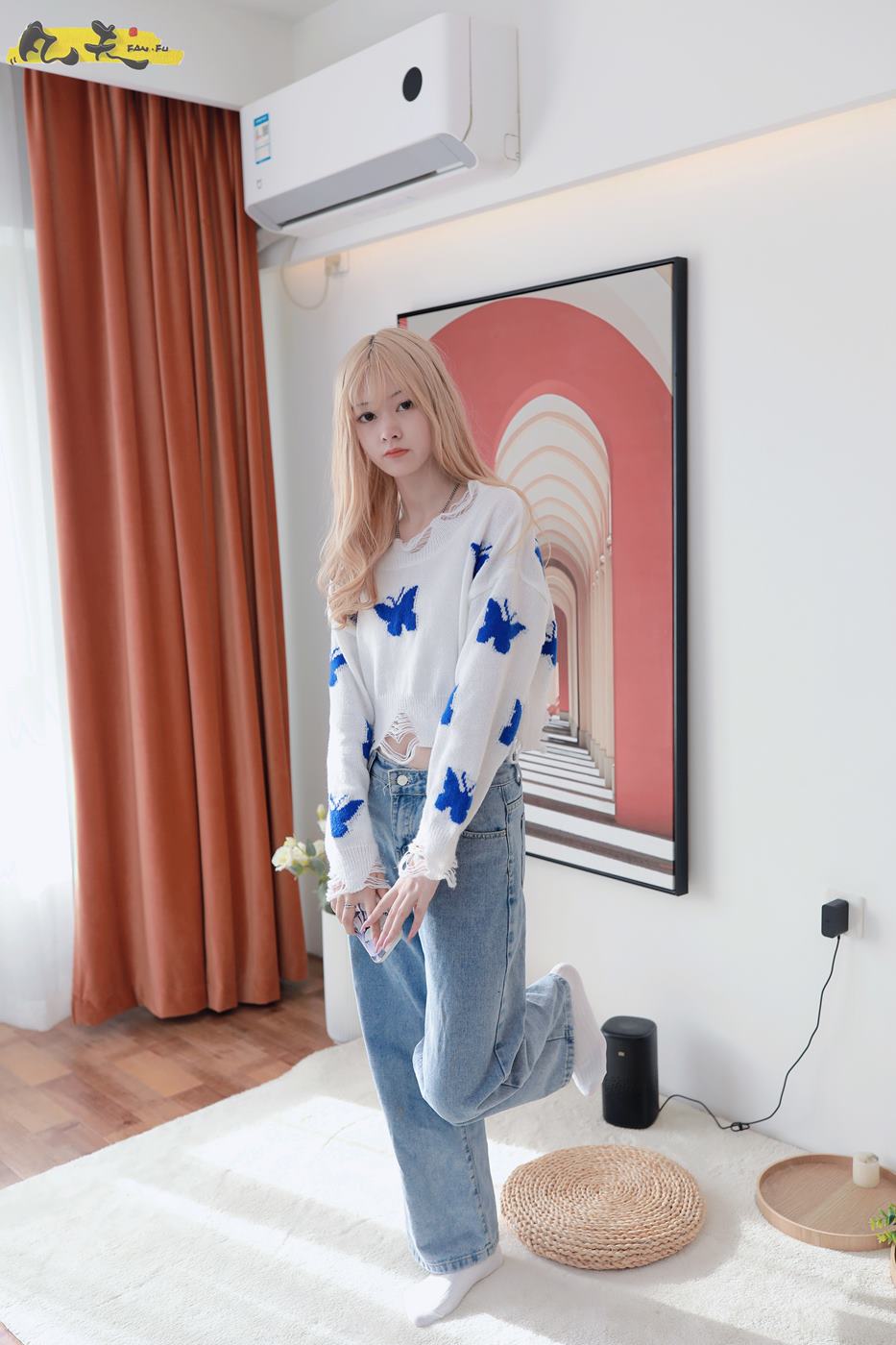 图片[177]-凡夫摄影 NO.0004 – 小恩白棉袜裸足[184P] – 速更版-美库