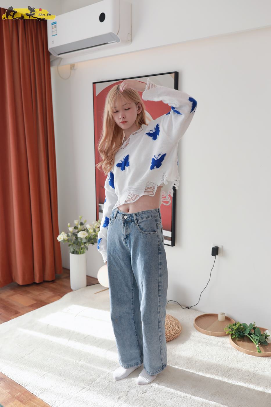 图片[185]-凡夫摄影 NO.0004 – 小恩白棉袜裸足[184P] – 速更版-美库