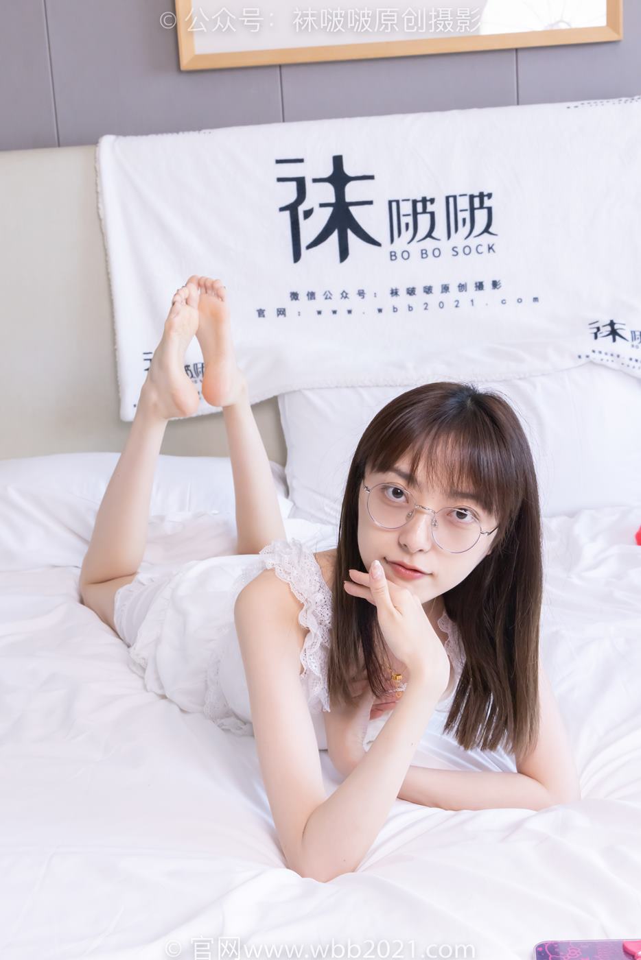 图片[111]-[BoBoSocks袜啵啵]NO.417 稚予-板鞋、白棉袜、裸足、裸足部分脚底抹精油[199P] – 速更版-美库